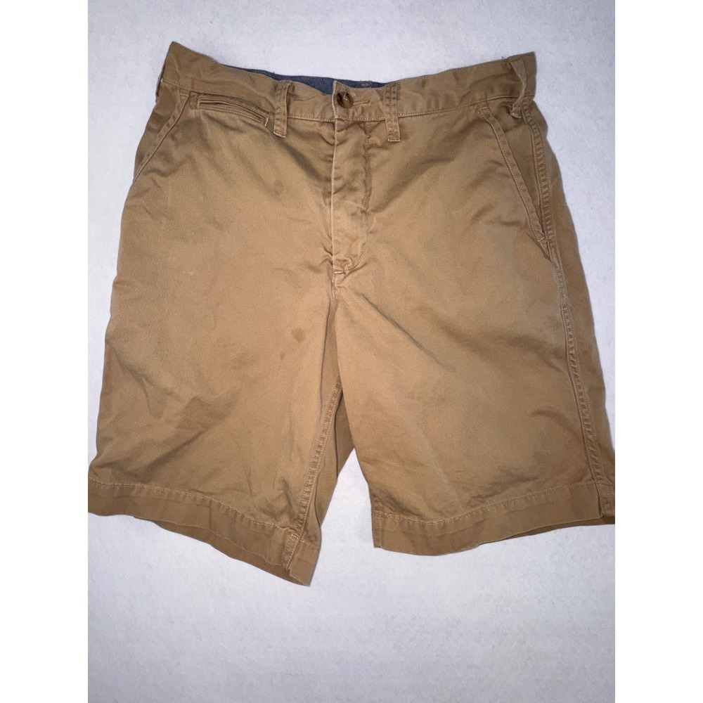 Polo Ralph Lauren Mens Relaxed Fit Chino Shorts Tan Khaki Cotton Size 29‎